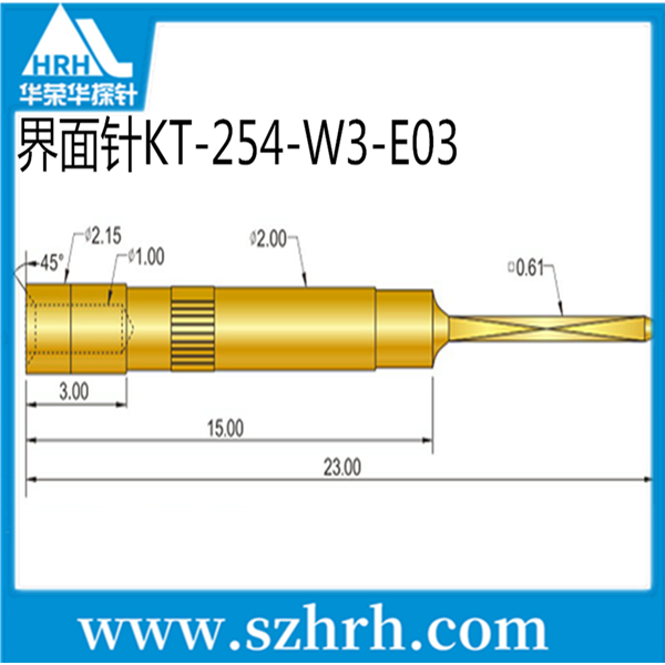 界面探針的規格型號——華榮華測試探針廠家