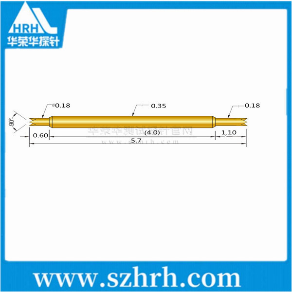 035-UU-5.7L，華榮華雙頭測(cè)試探針廠家