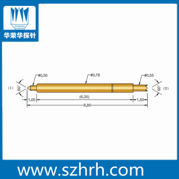 DE078-JB-8.85L雙頭探針